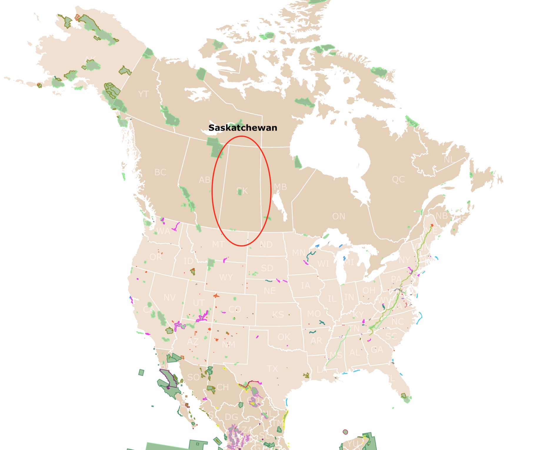 Interactive Map of Saskatchewan's Parks and Provincial Parks
